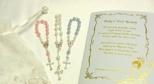 Baby'S First Rosary Gift Boxed W/Poem