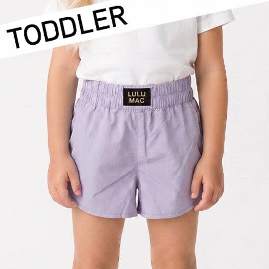 LAVENDER TODDLER LULU MAC SHORT