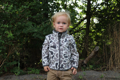 Grey Microfleece Full Zip Jacket