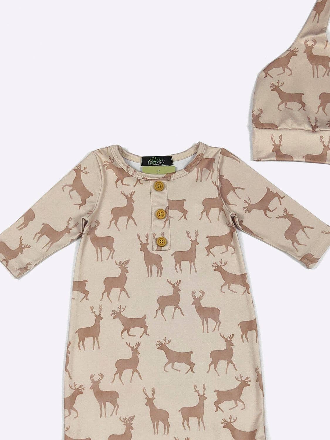 Deer Baby Knotted Gown
