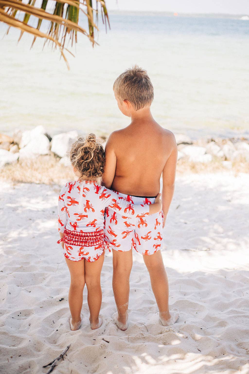 Boys Summer Swim Shorts - Crawfish