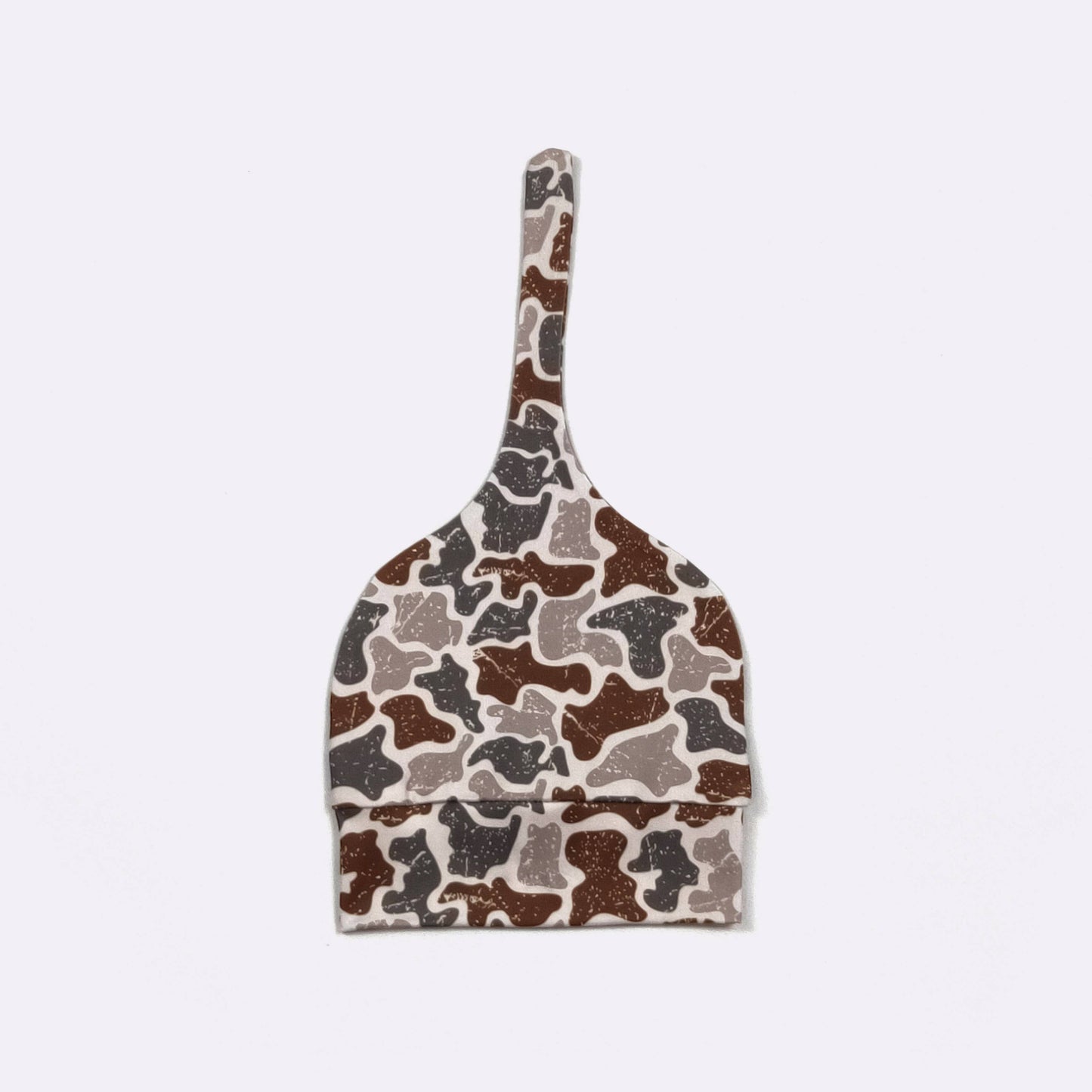 Distressed Camo Knotted Gown