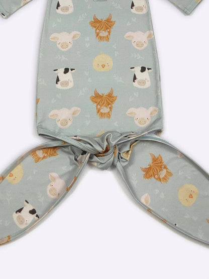 Baby Barnyard Baby Knotted Gown