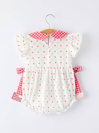 4th of July Polka Dot Bubble