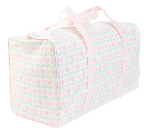 The Duffle Bag in Tulips