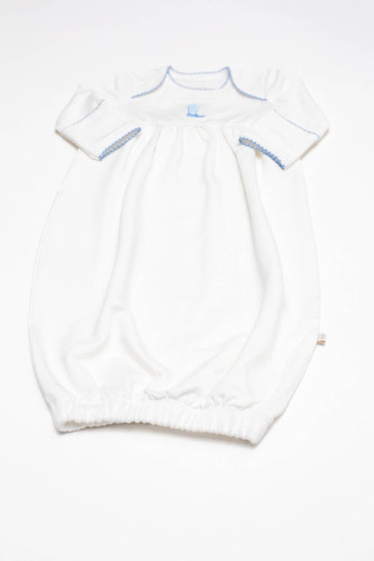 Pip Embroidered Gown -Blue Boot