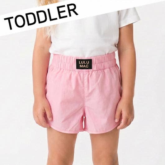 LIGHT PINK TODDLER LULU MAC SHORT
