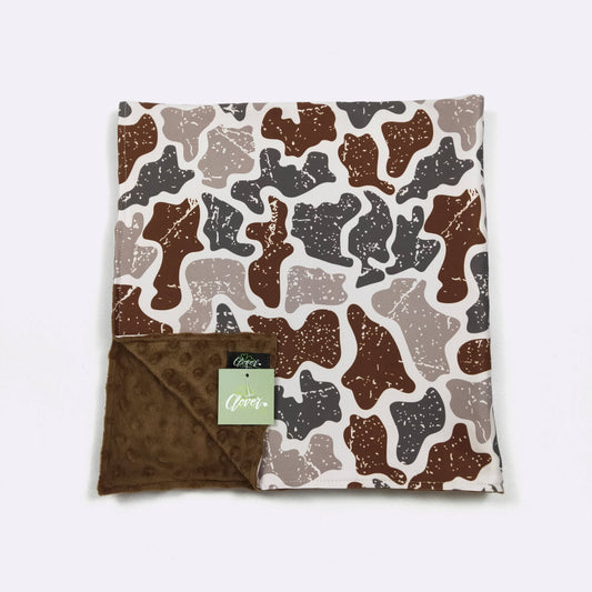 Distressed Camo Blanket