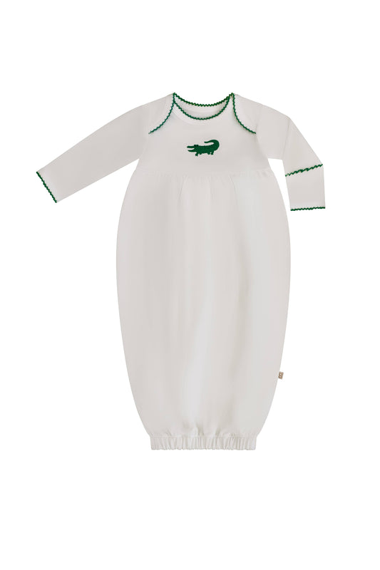 Pip Embroidered Gown -Alligator