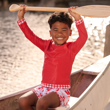 Boys Summer Swim Shorts - Crawfish