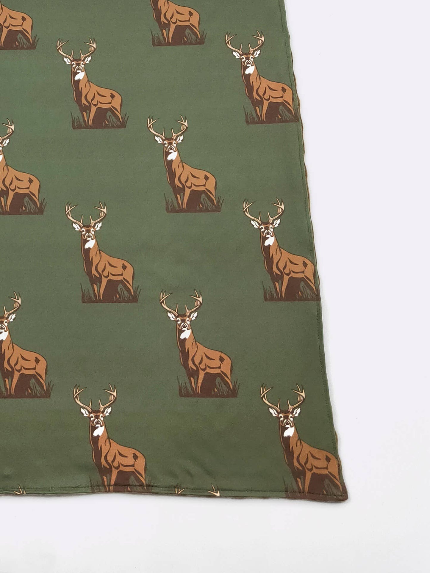 Hunter Green Buck Blanket