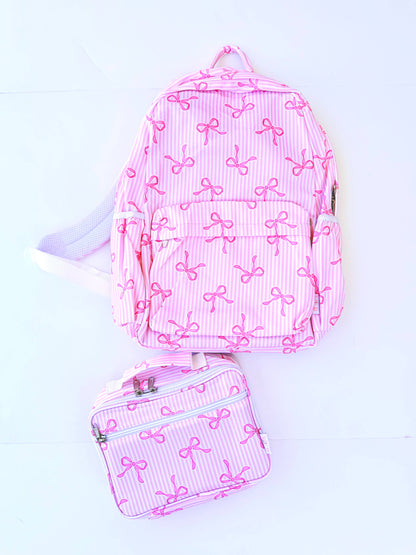 Backpack Set (Backpack & Lunchbox) BOWS