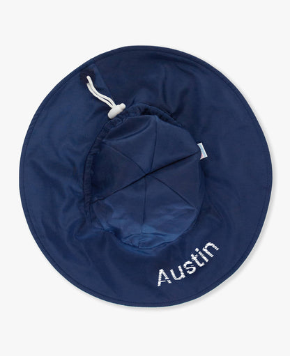 Kids Navy Sun Protective Hat