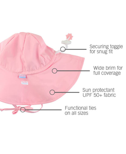 Kids Pink Sun Protective Hat