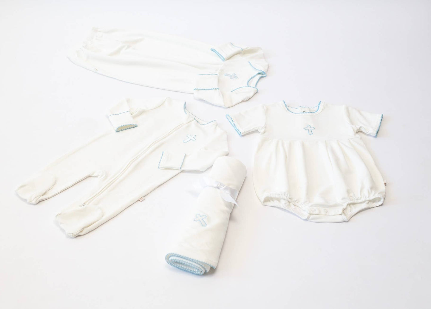 Blue Cross (Easter/Baptism/Christian) Infant Gown