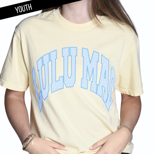 Butter Yellow Polka Dot Lulu Mac Tee