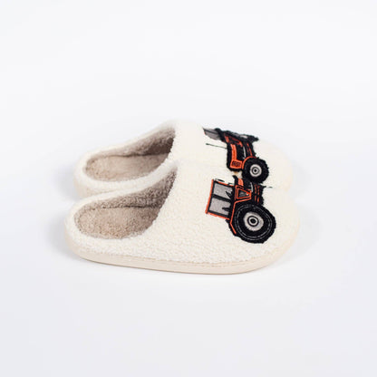 Red Tractor Slippers - Kids