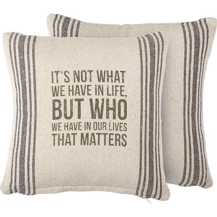 What we have pillow