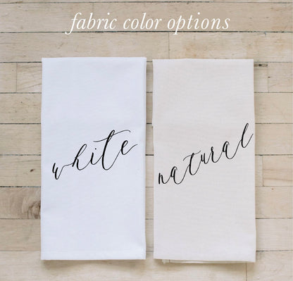 Cutting board tea towel