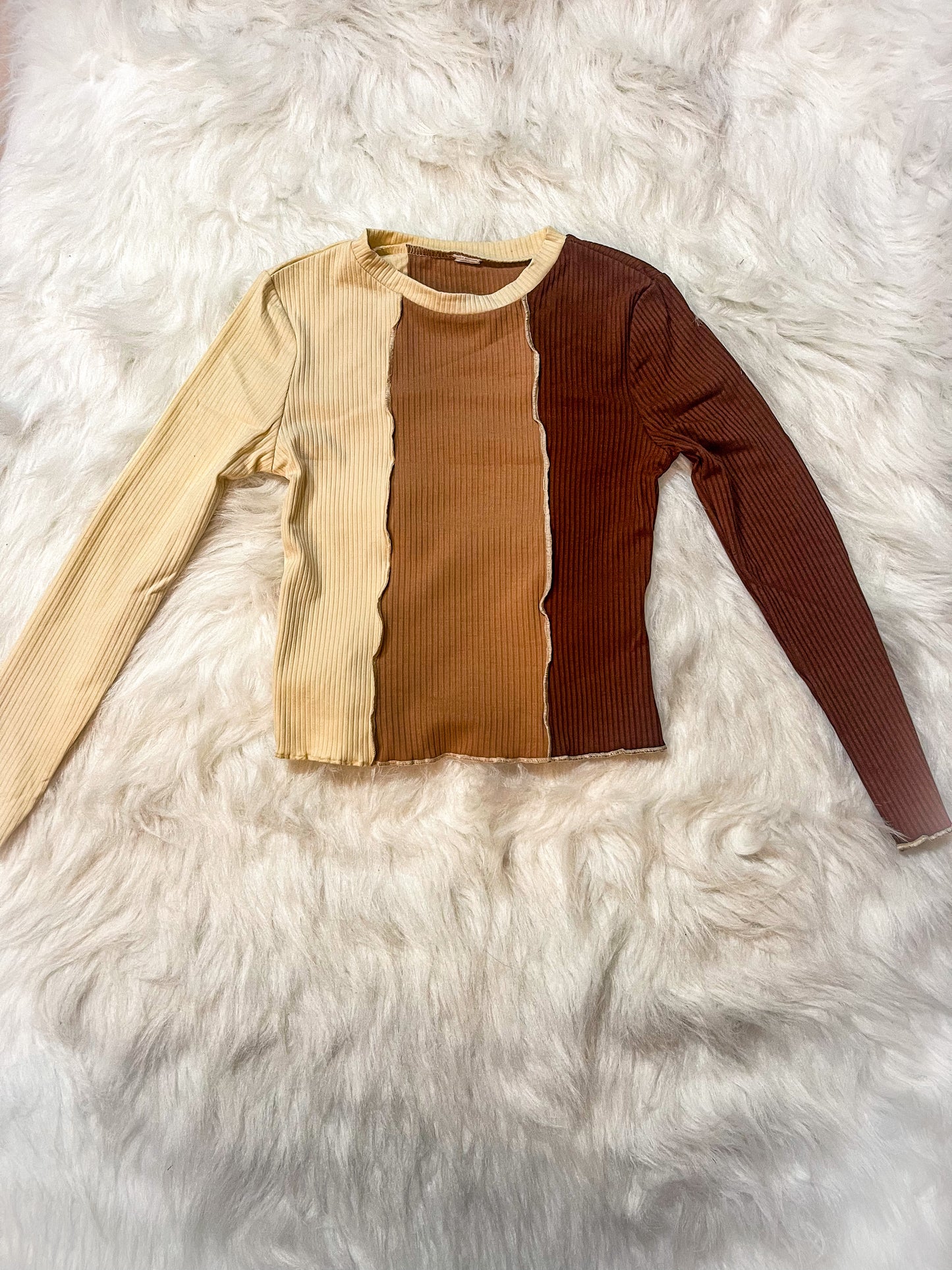Brown Patch Long Sleeve