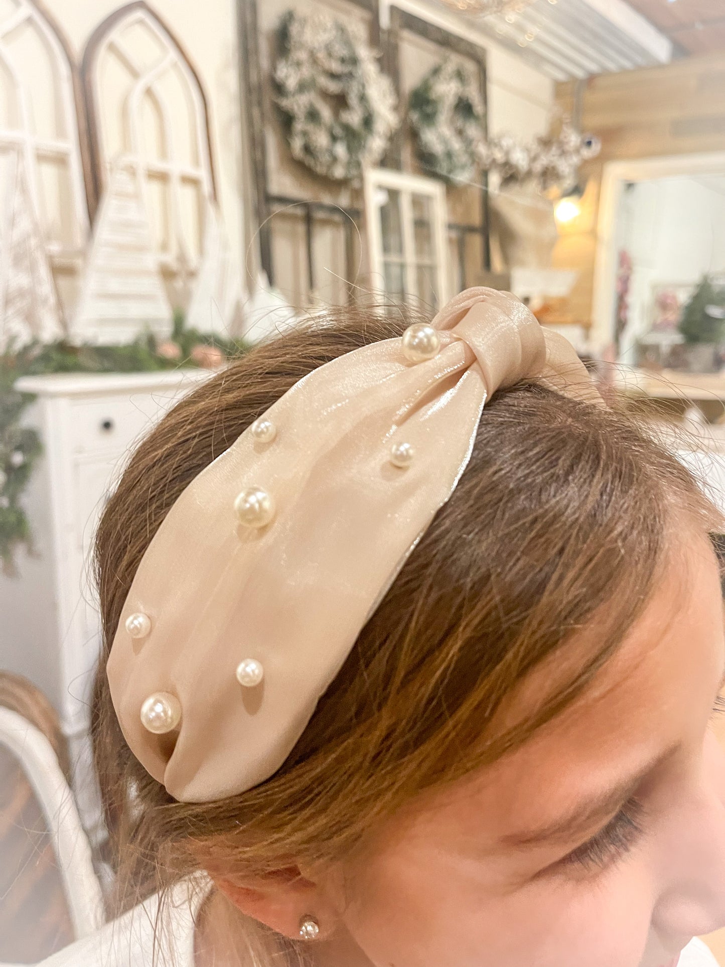 Sheer Pearl Headband