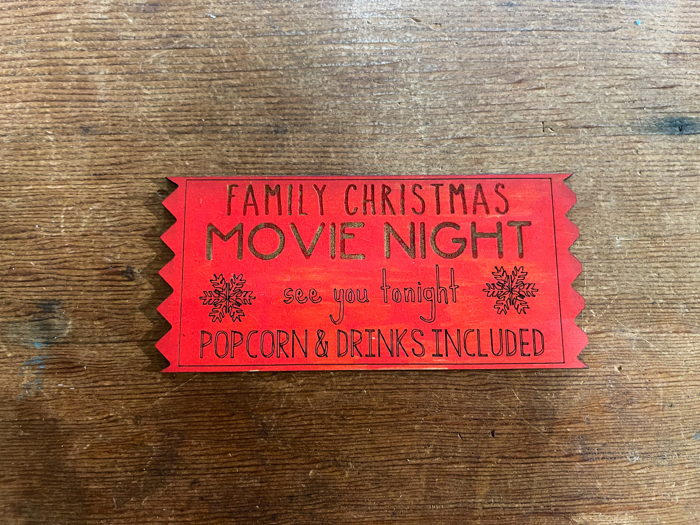 Elf Movie Ticket
