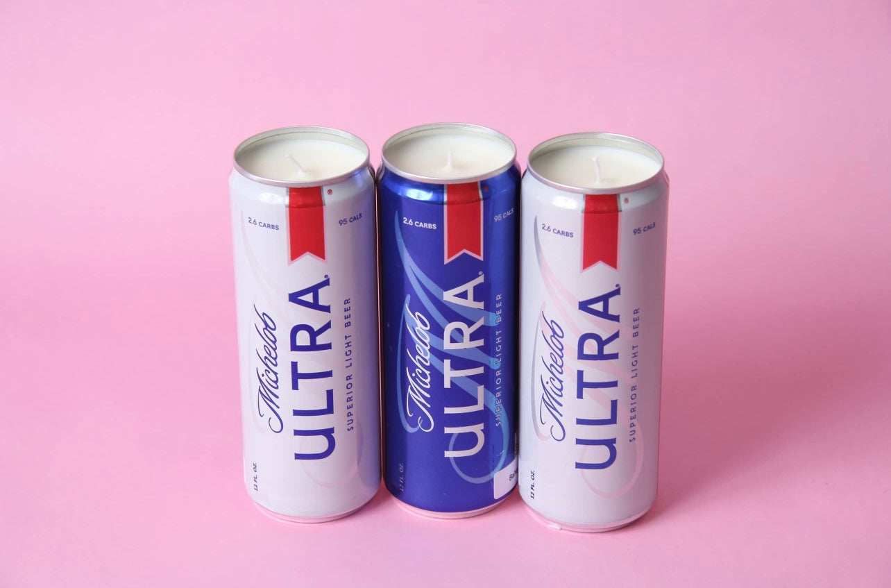 Michelob Ultra candle